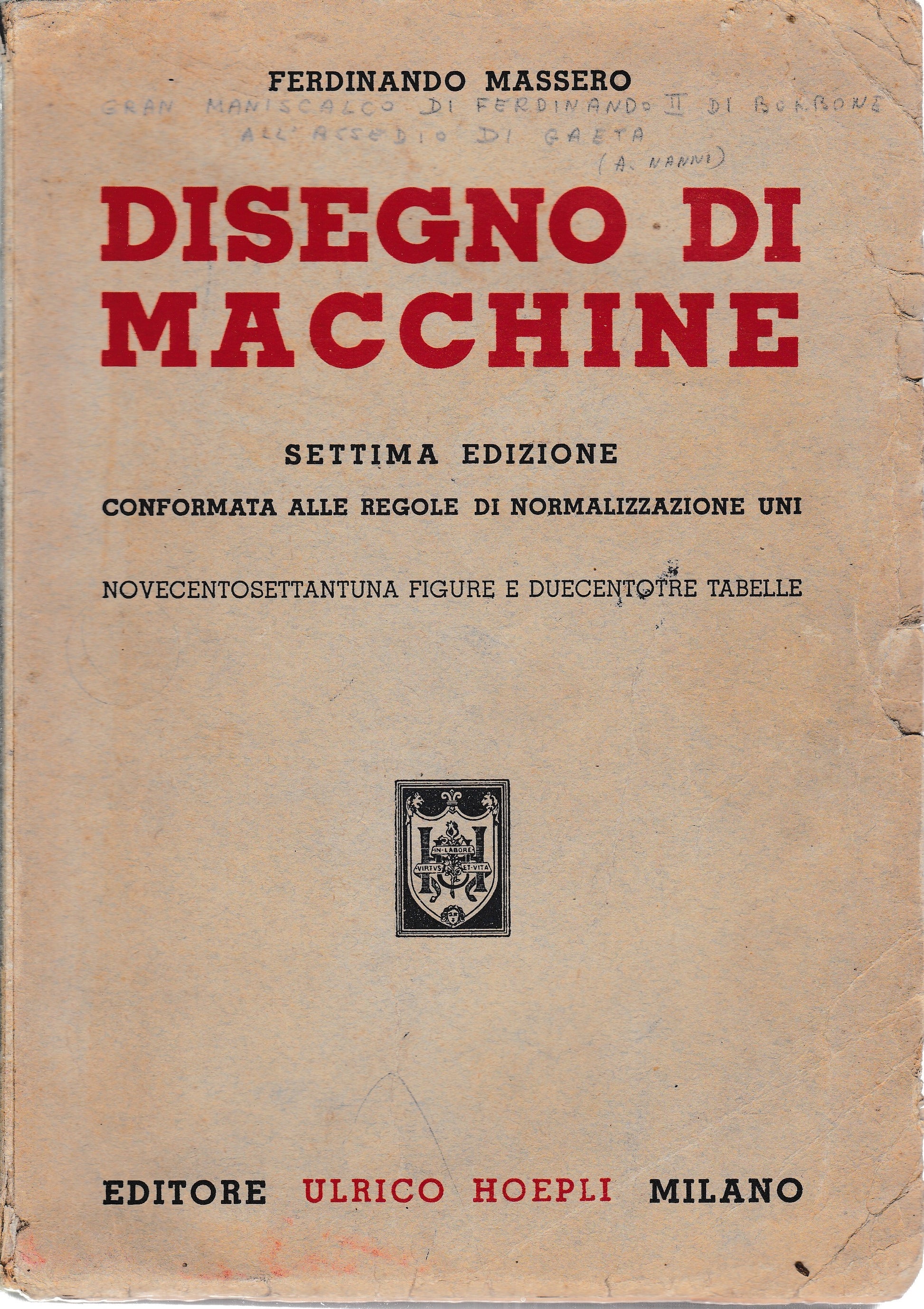 Disegno di macchine - copertina