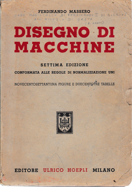 Disegno di macchine - copertina