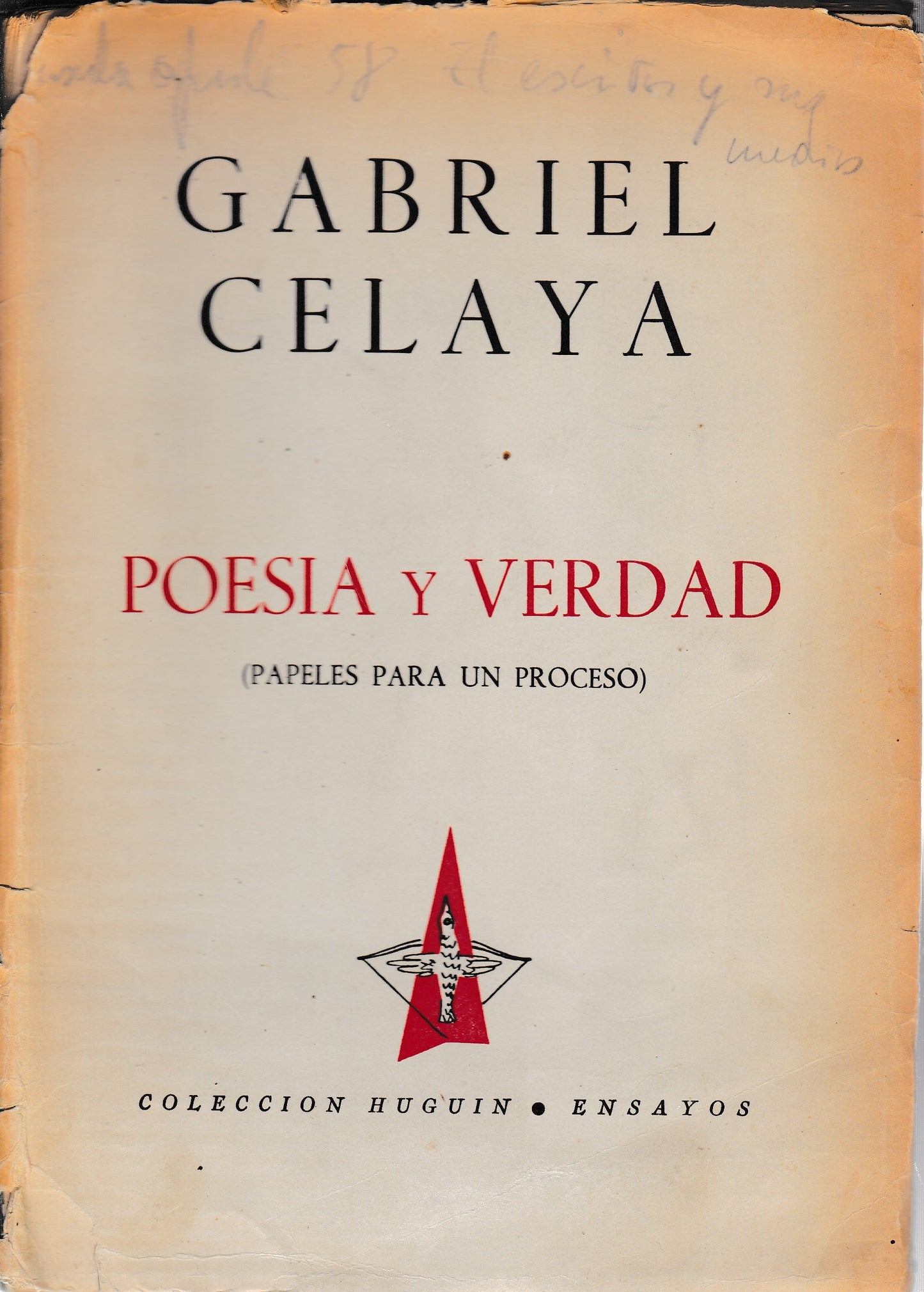 Poesia y Verdad (papeles para un proceso) - copertina