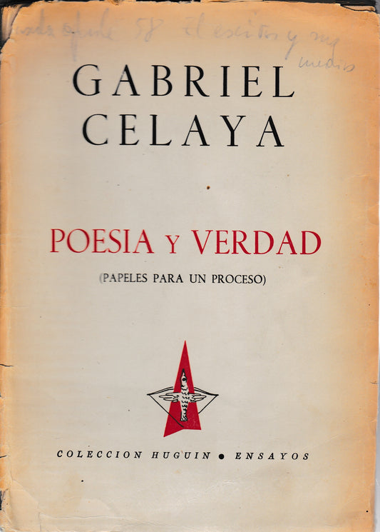 Poesia y Verdad (papeles para un proceso) - copertina