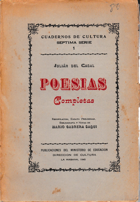 Poesias Completas - copertina