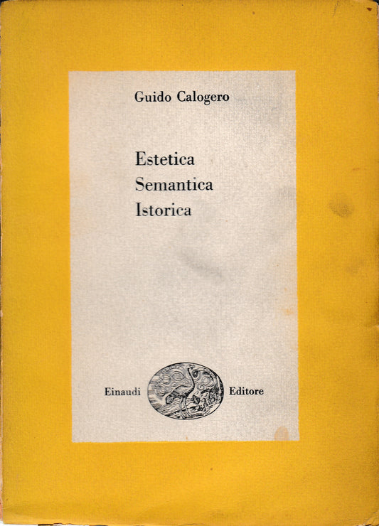 Estetica Semantica Istorica - copertina