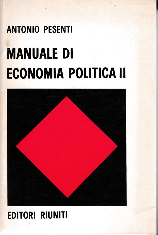 Manuale di economia politica II - copertina