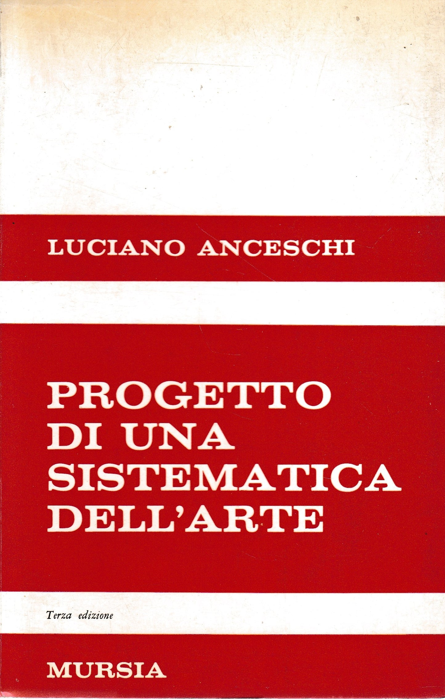 Progetto di una sistematica dell'arte - copertina
