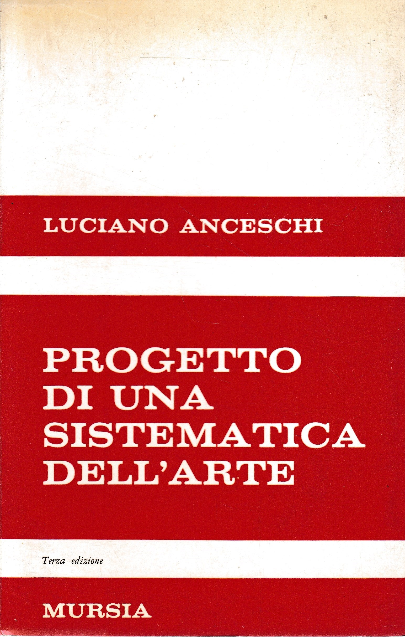 Progetto di una sistematica dell'arte - copertina