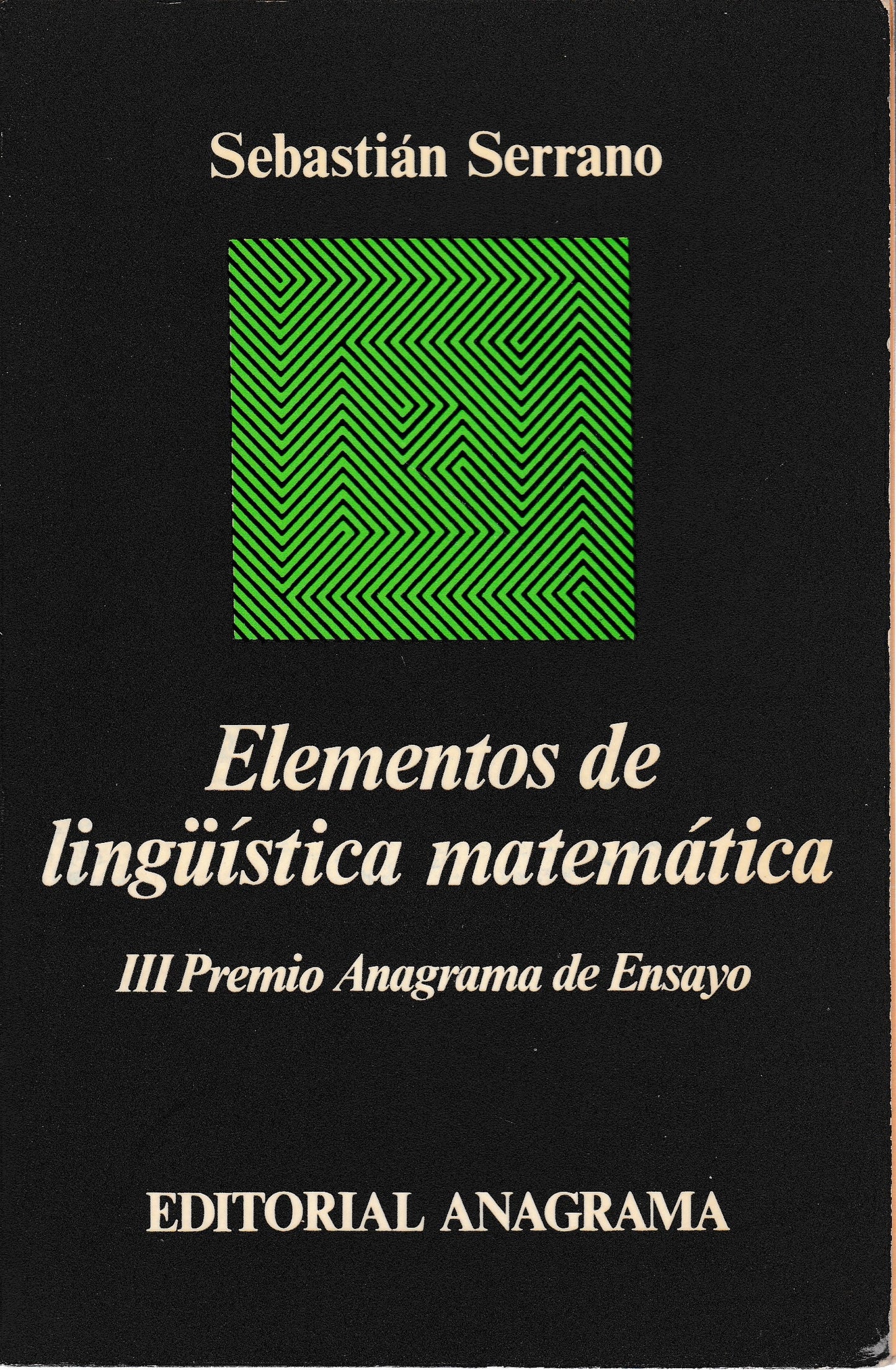 Elementos de lingüística matemática - copertina