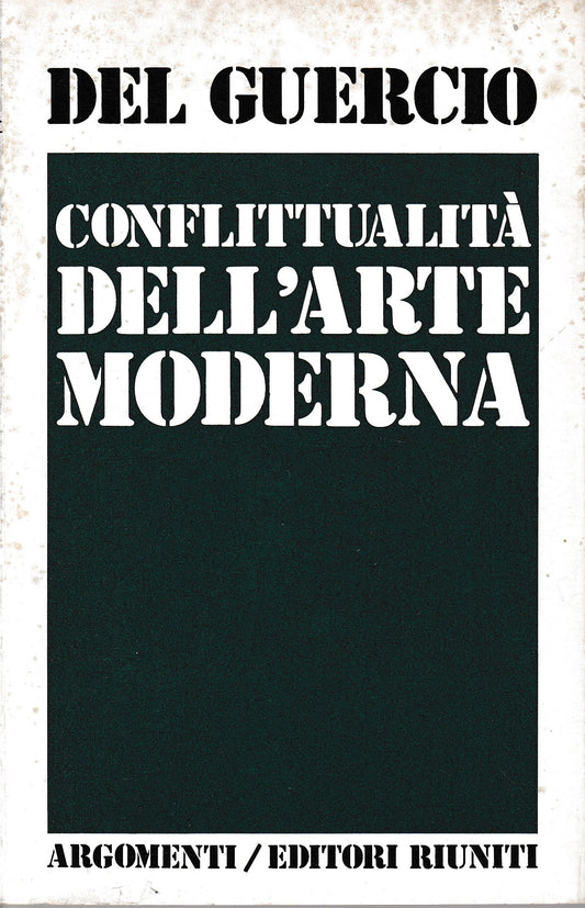 Conflittualità dell'arte moderna - copertina