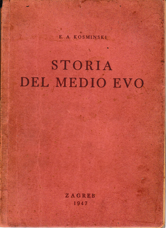 Storia del Medio Evo - copertina