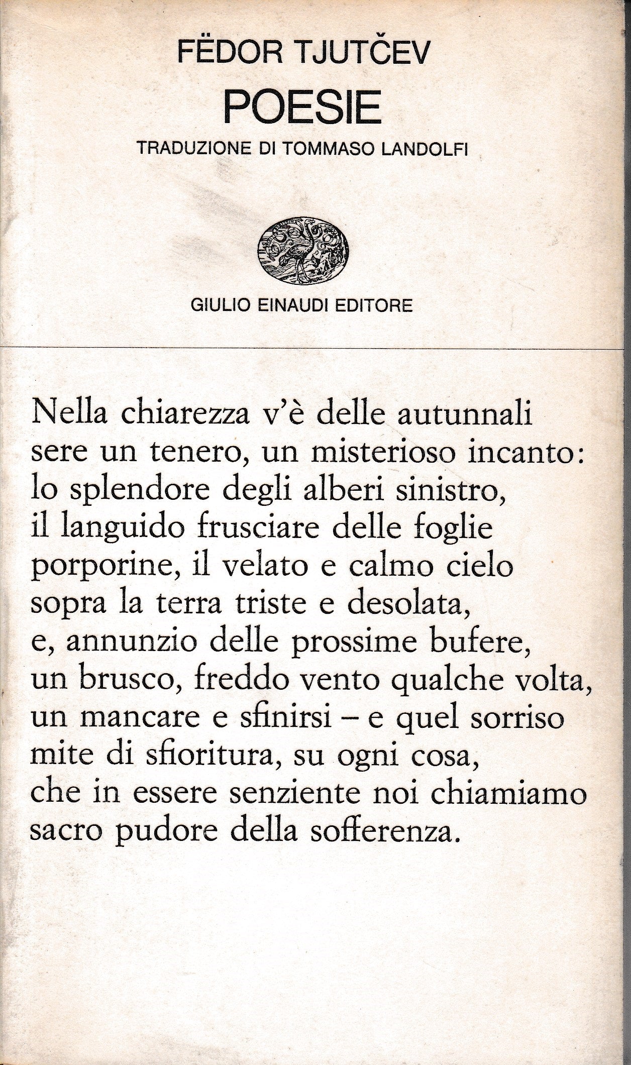 Poesie - copertina
