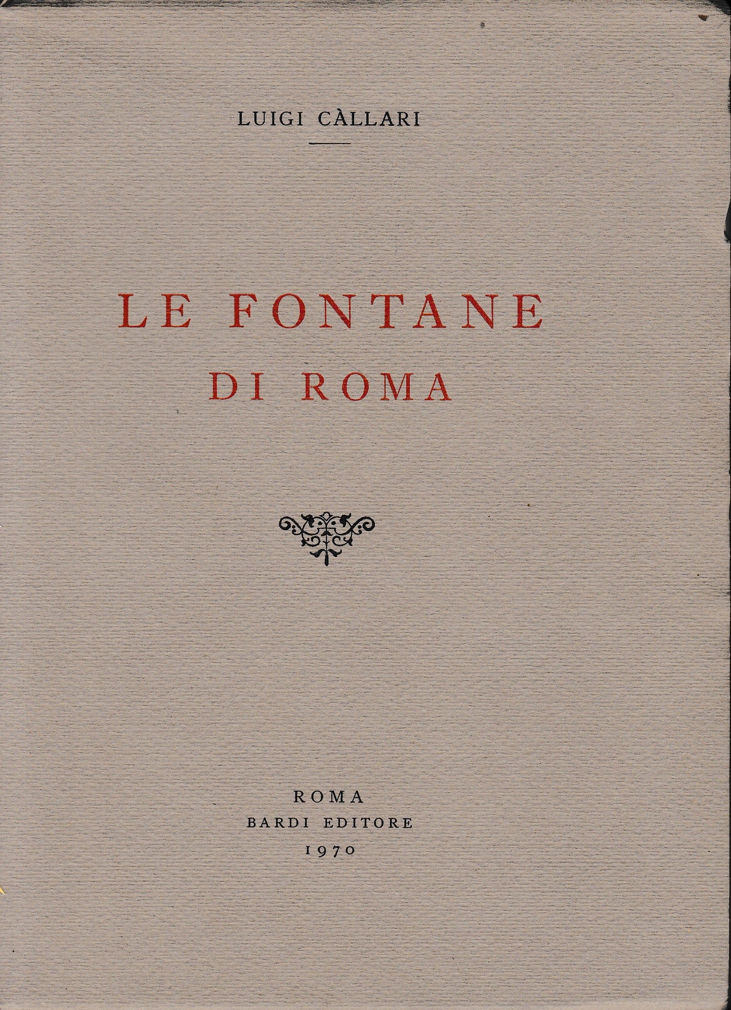 Le fontane di Roma - copertina