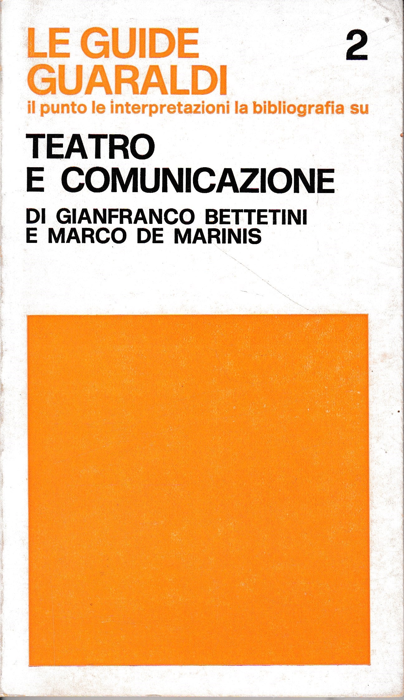 Teatro e comunicazione - copertina