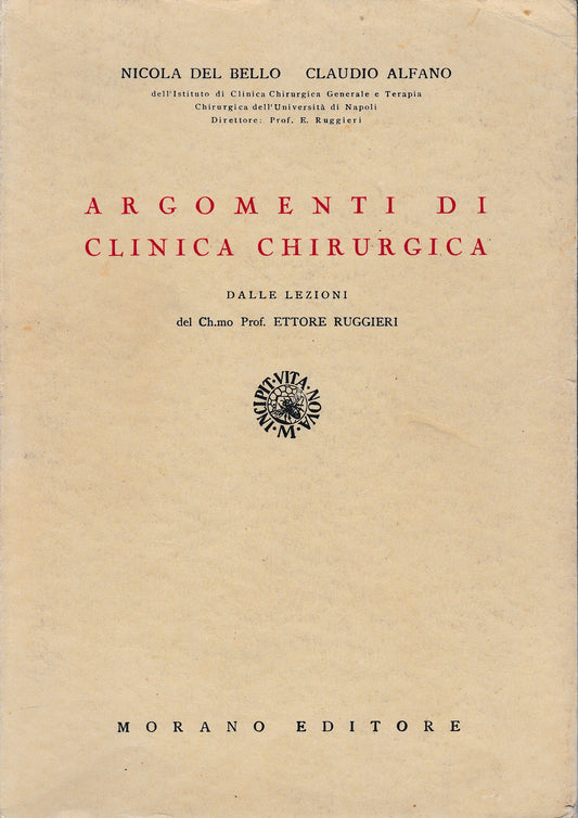 Argomenti di clinica chirurgica - copertina