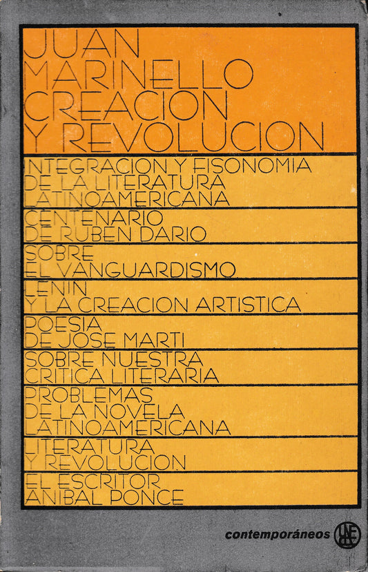 Creacion y revolucion - copertina