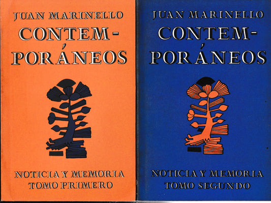 Contemporàneos. Noticia y memoria 2 volumi - copertina
