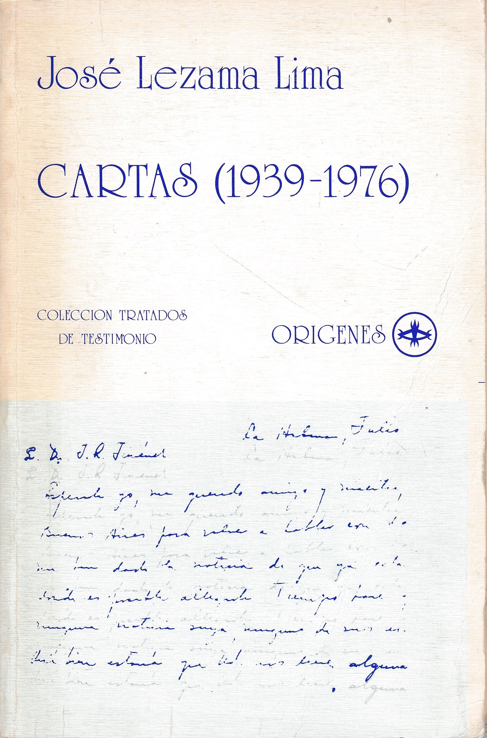 Cartas (1939-1976) - copertina