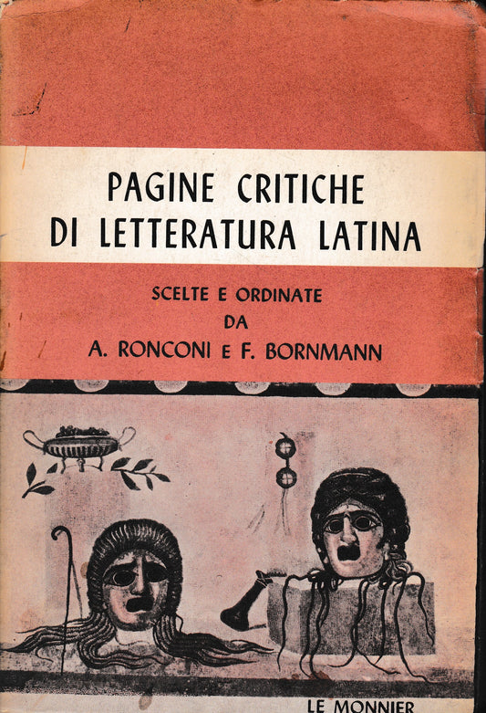 Pagine critiche di letteratura Latina - copertina
