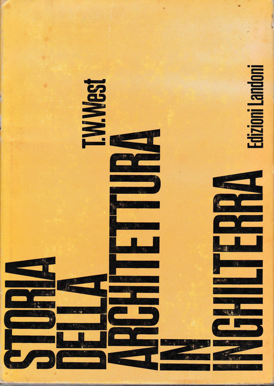 Storia della architettura in Inghilterra - copertina