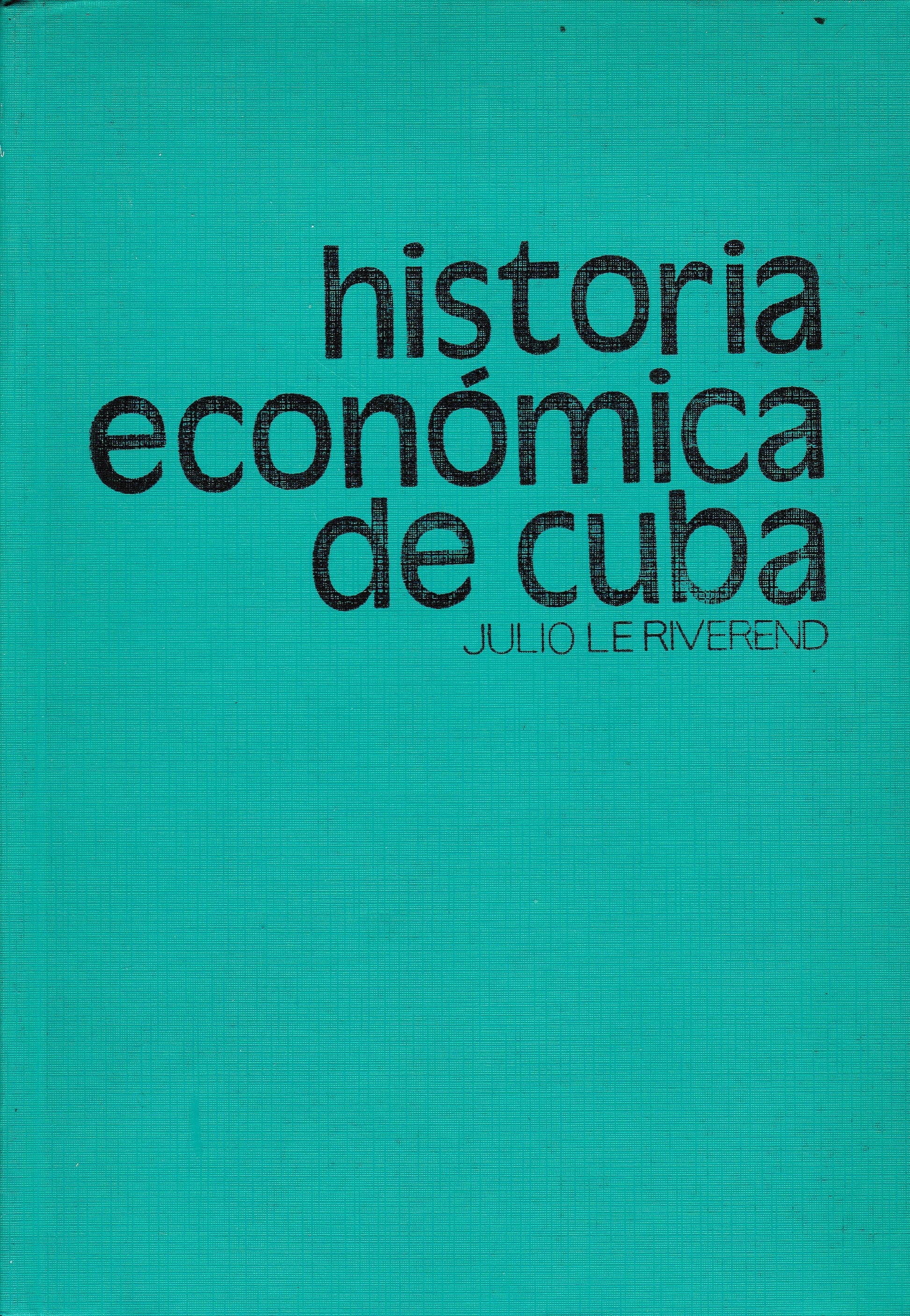 Historia econòmica de Cuba - copertina
