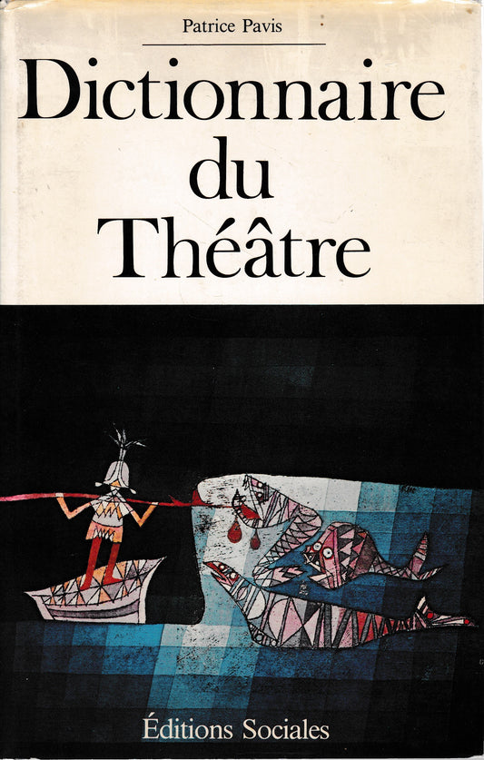 Dictionnaire di Théatre - copertina