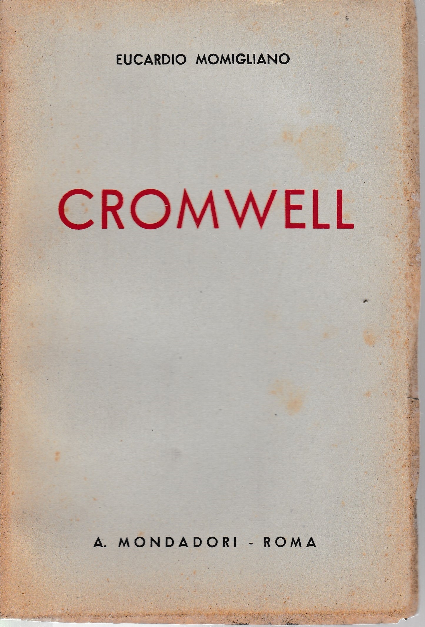Cromwell - copertina