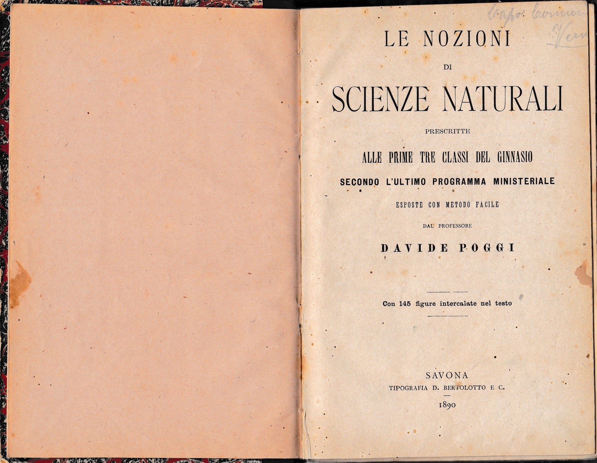 Le nozioni di Scienze Naturali - copertina