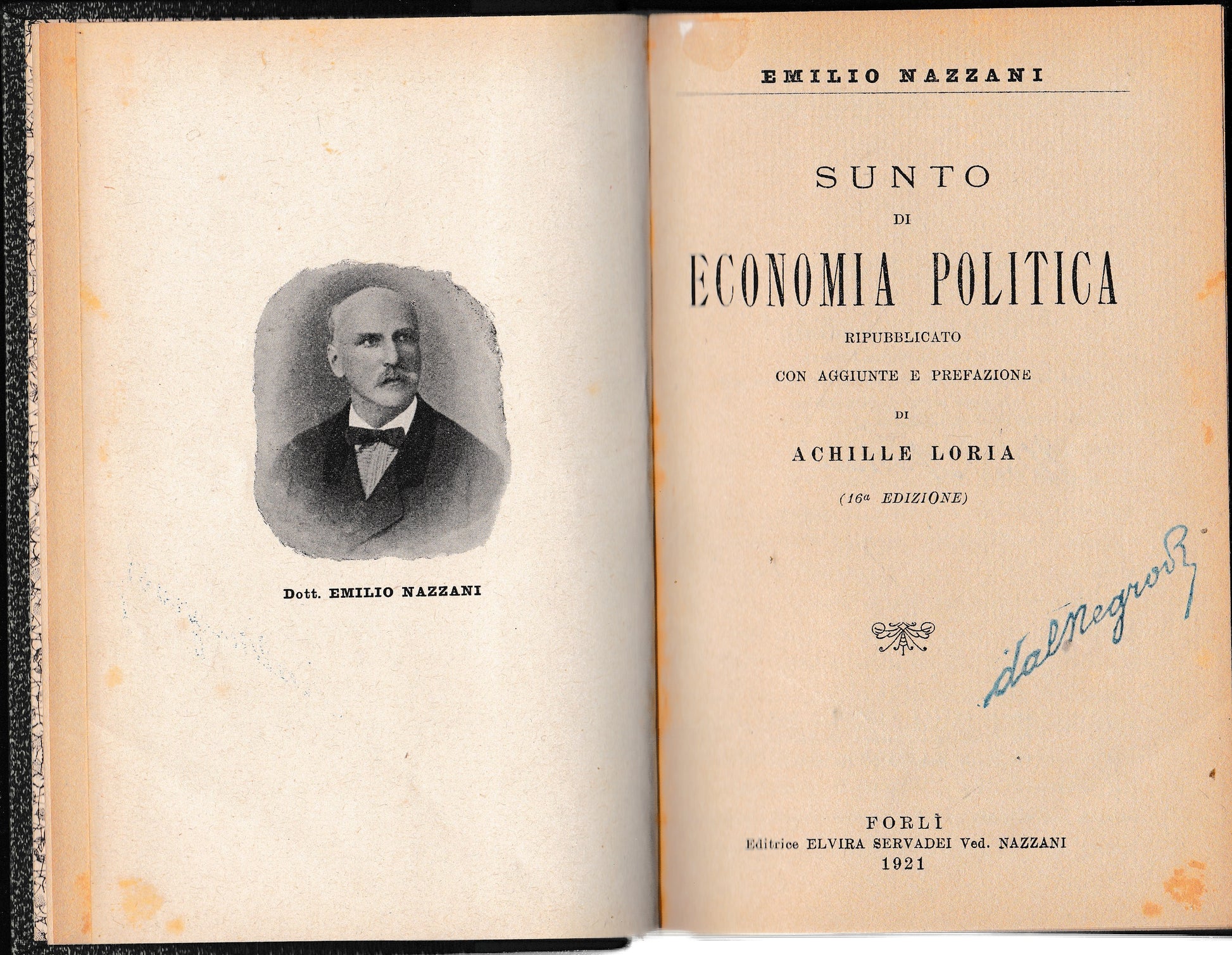 Sunto di economia politica - copertina