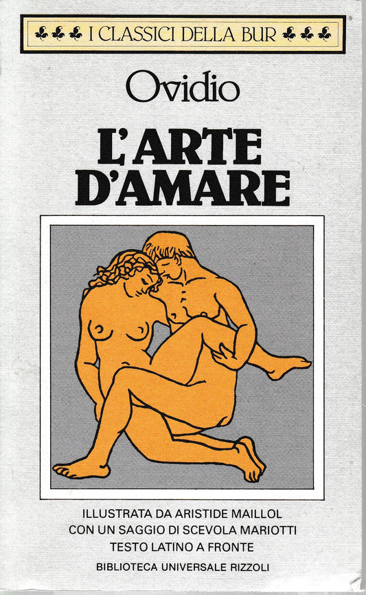L'arte d'amare. Testo Latino a fronte - copertina