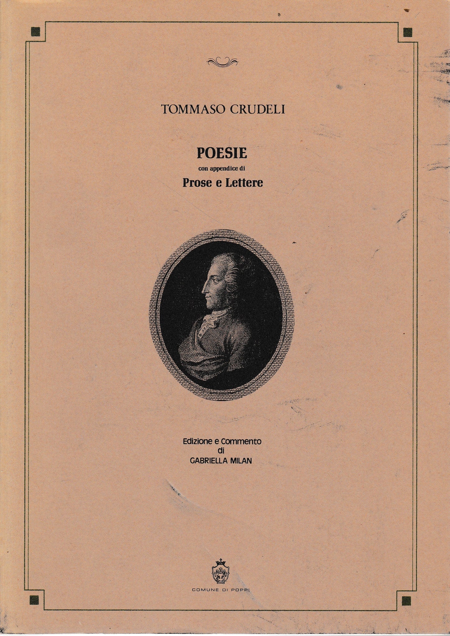 Poesie. Con appendice di Prose e lettere - copertina