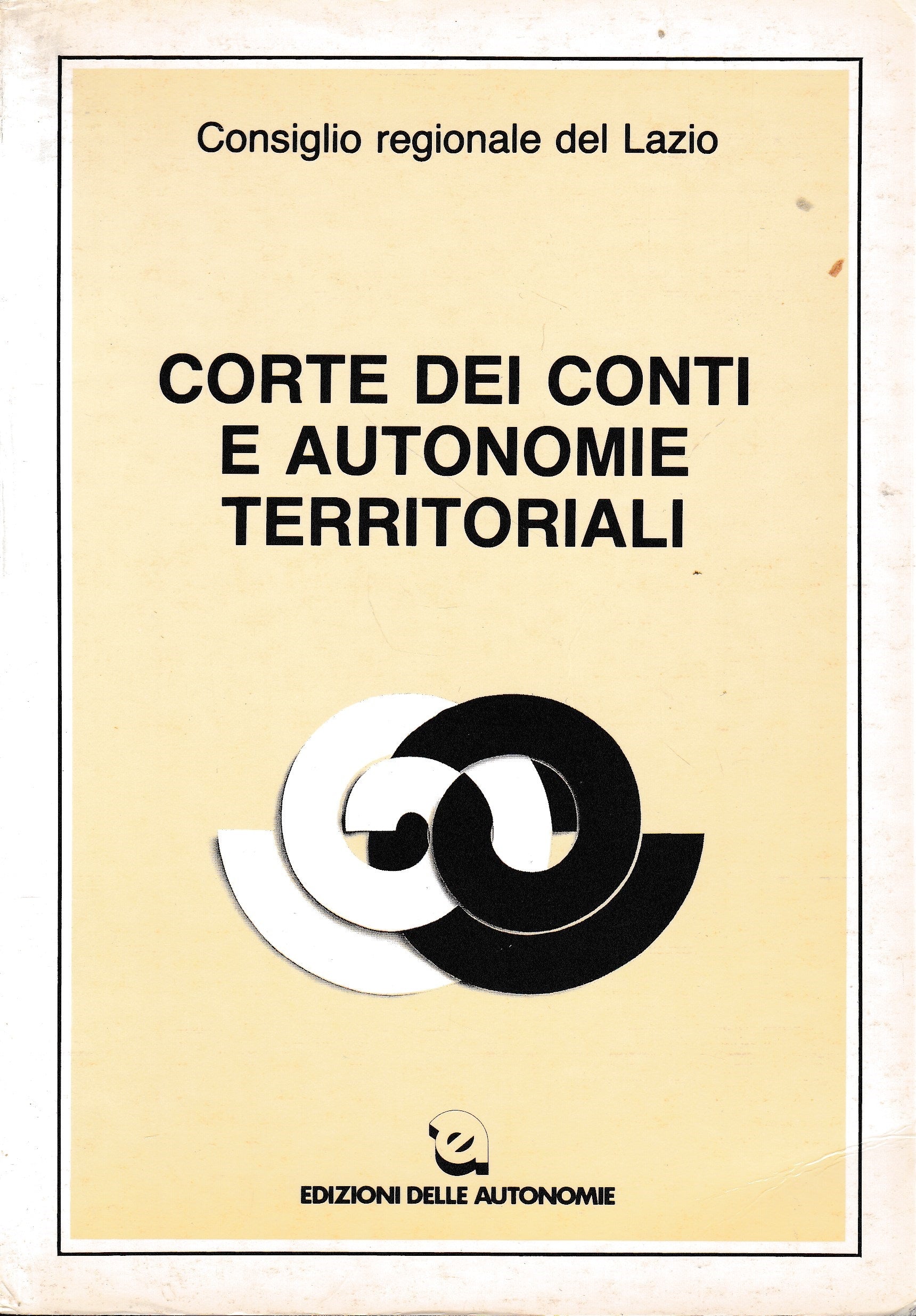 Corte dei Conti e autonomie territoriali - copertina