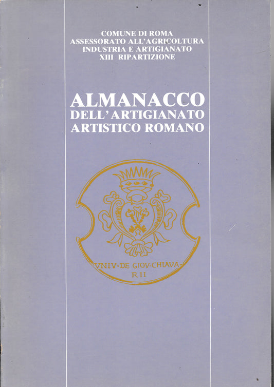 Almanacco dell'artigianato artistico romano - copertina