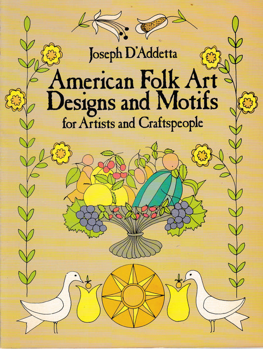 American Folk Art Designs and Motifs for Artists and Craftspeople - copertina
