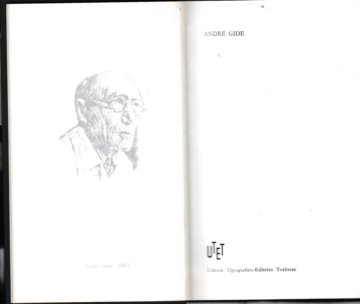 André Gide. Premio Nobel 1947 - copertina