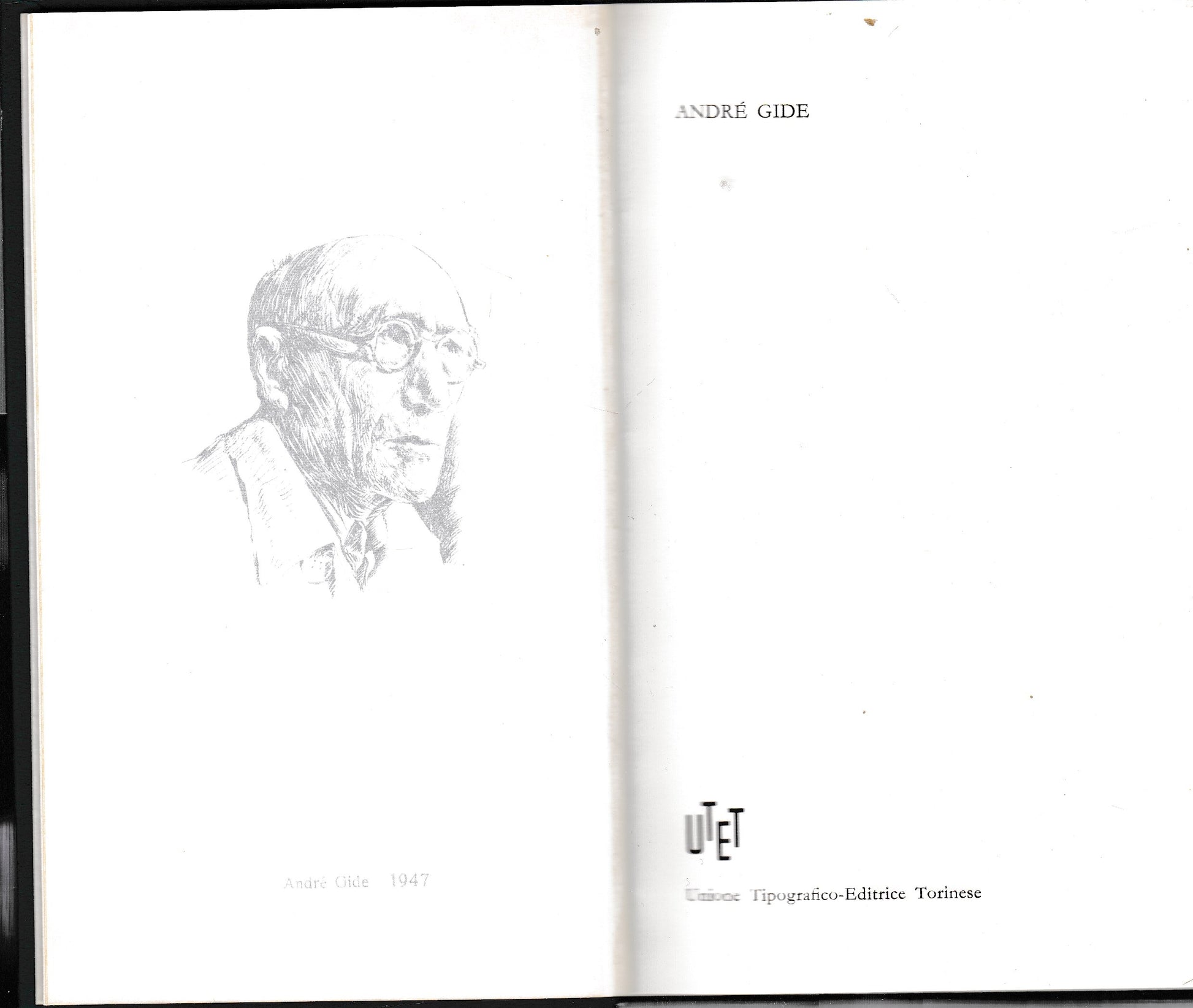 André Gide. Premio Nobel 1947 - copertina