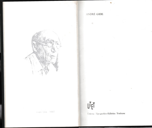 André Gide. Premio Nobel 1947 - copertina