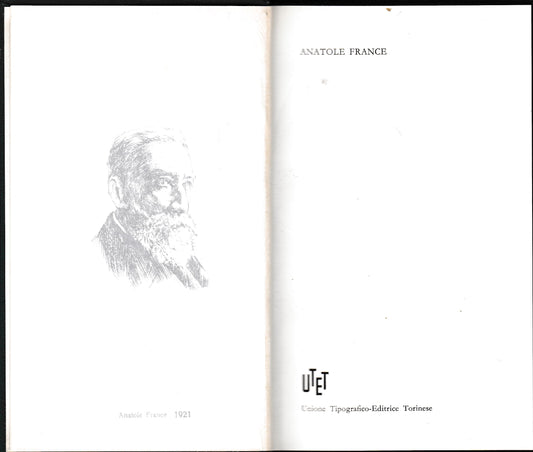 Anatole France. Premio Nobel 1921 - copertina