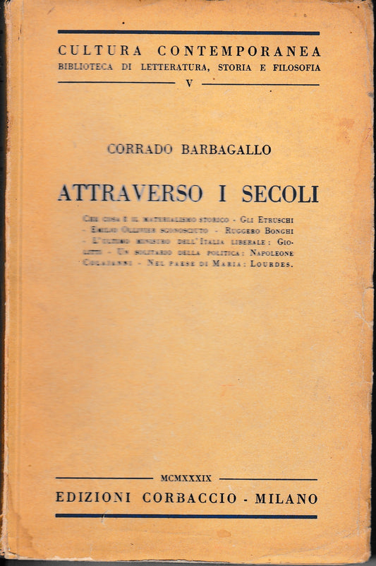 Attraverso i secoli - copertina