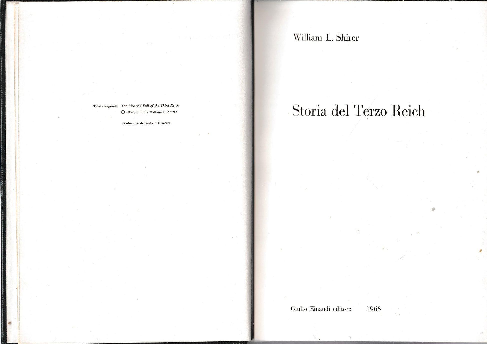 Storia del Terzo Reich - copertina