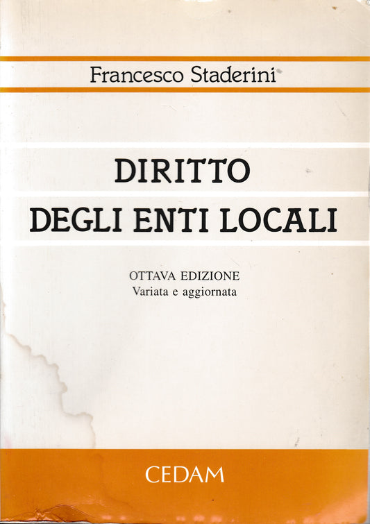 Diritto degli enti locali - copertina
