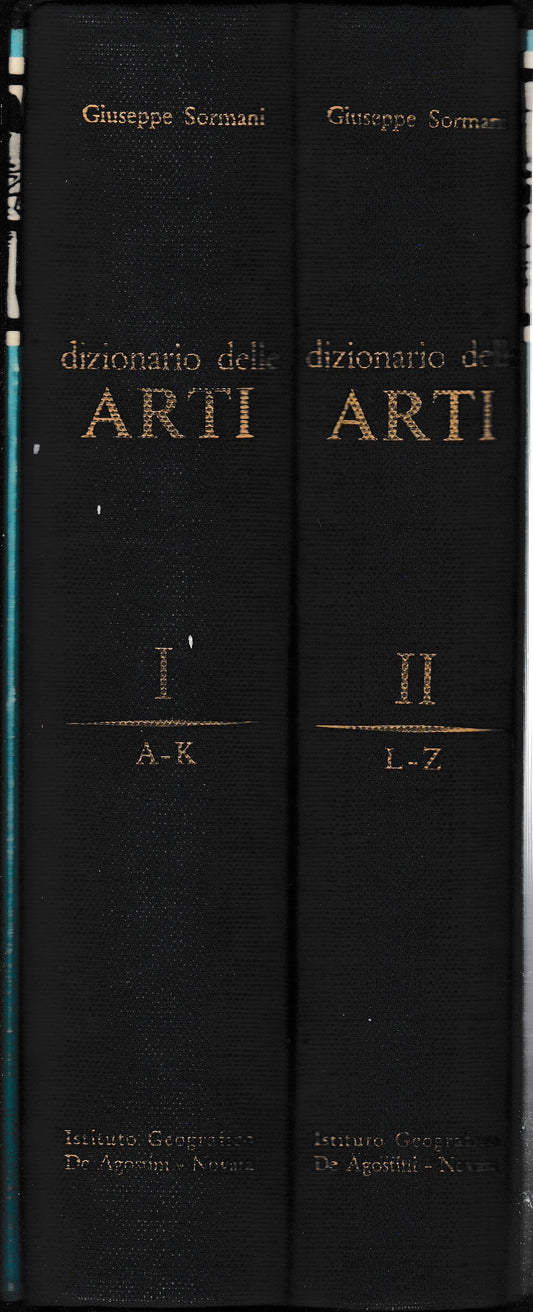 Dizionario delle arti, 2 volumi - copertina