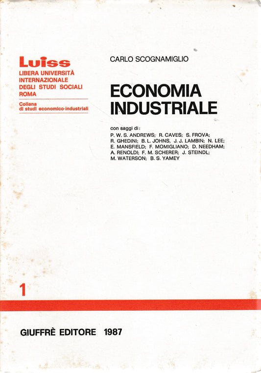 Economia industriale - copertina