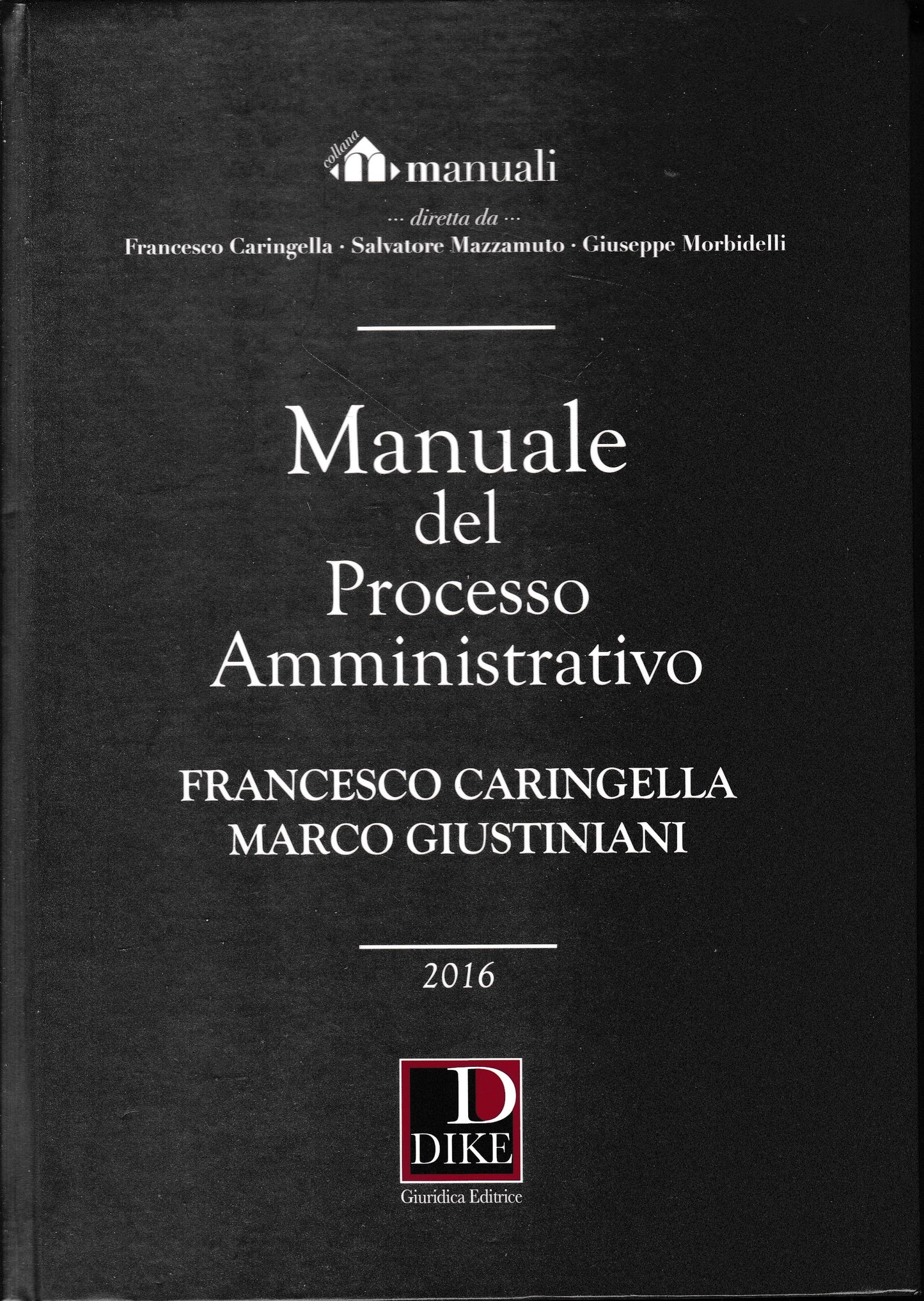 Manuale del processo amministrativo - copertina