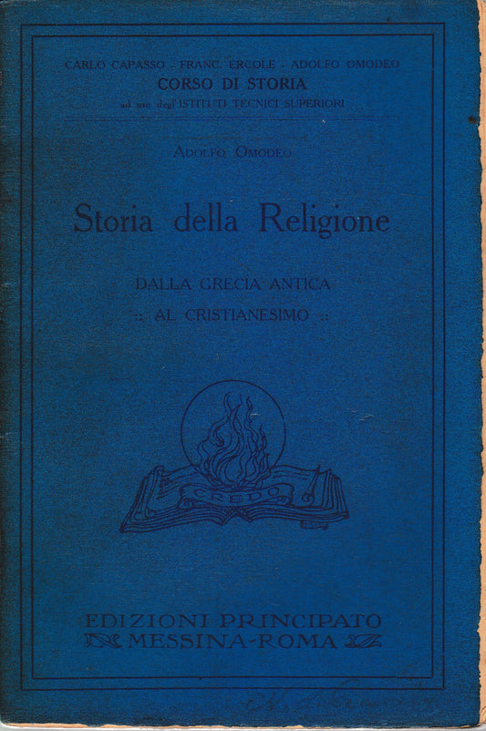 Storia della Religione, dalla Grecia antica al Cristianesimo - copertina