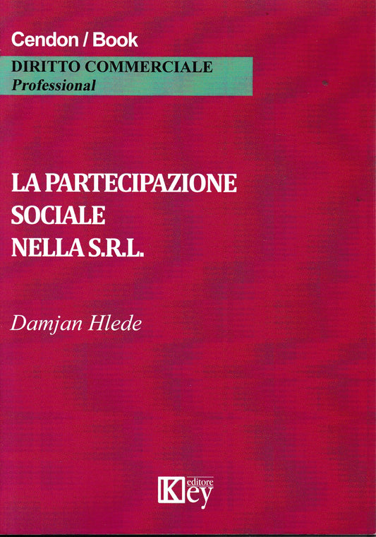 La partecipazione sociale nella s.r.l. - copertina