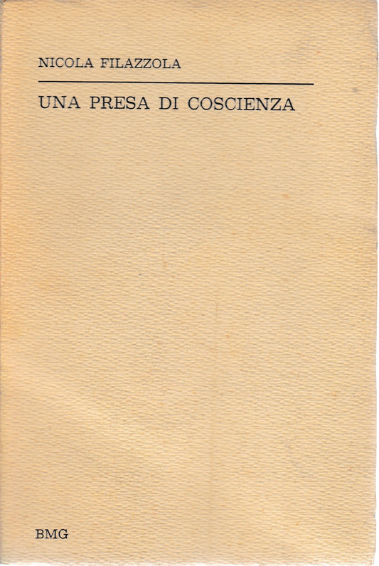 Una presa di coscienza - copertina