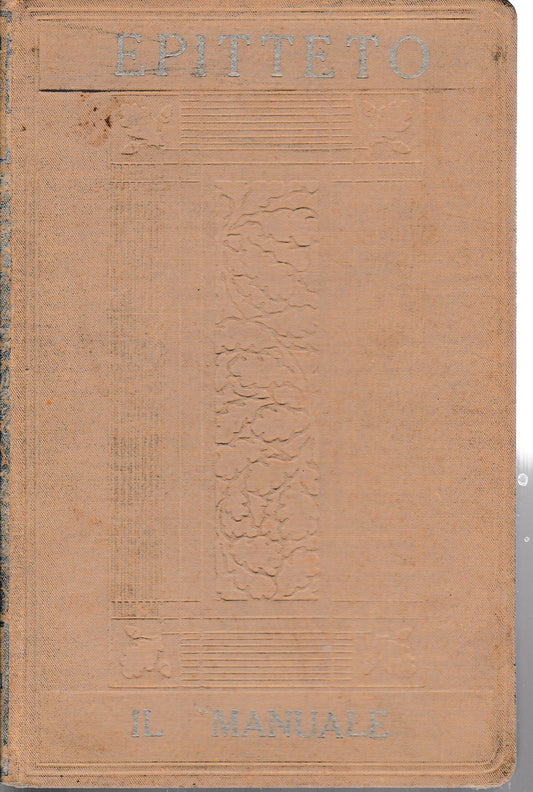 Epitteto. Il manuale - copertina
