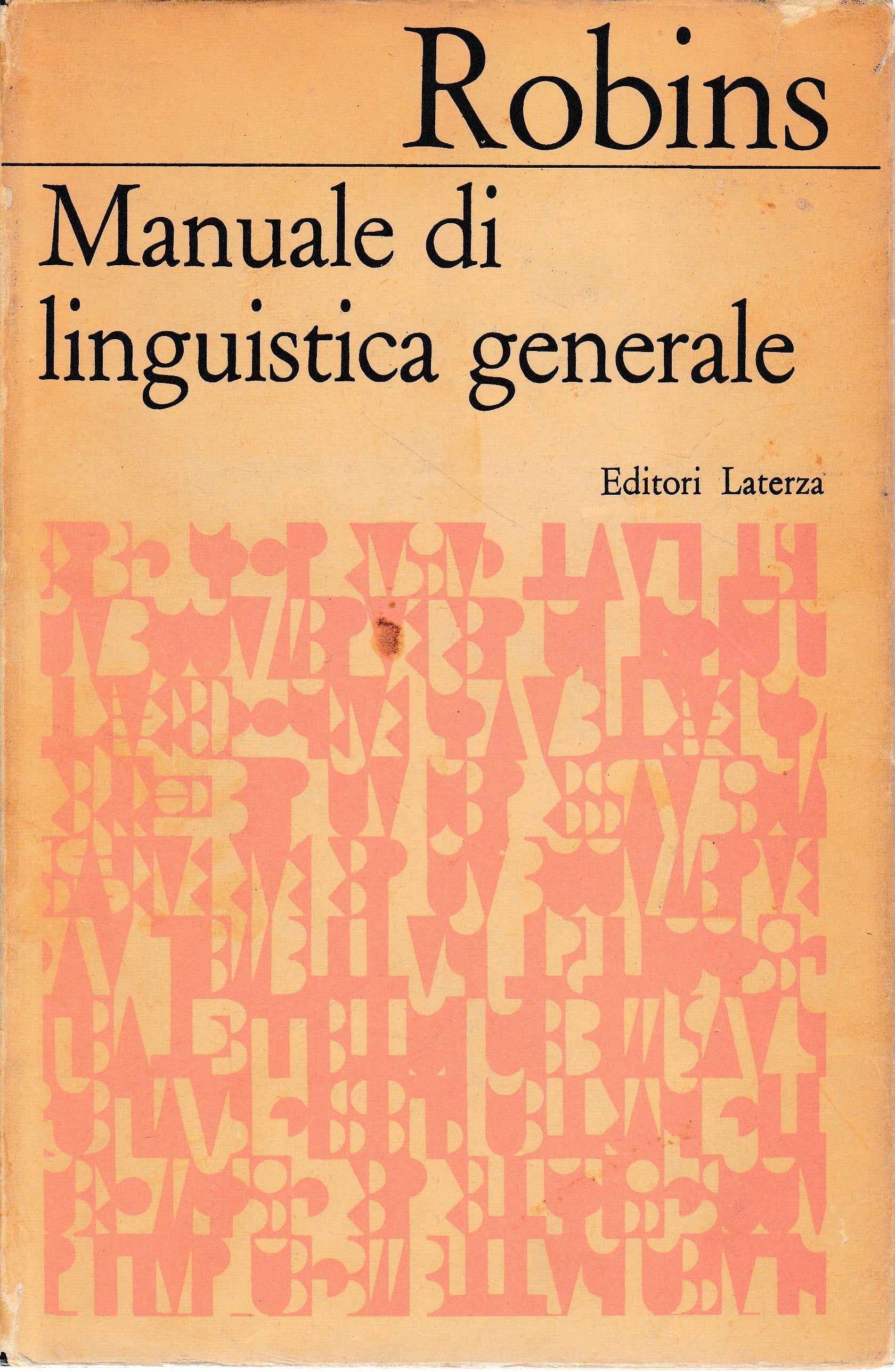 Manuale di linguistica generale - copertina
