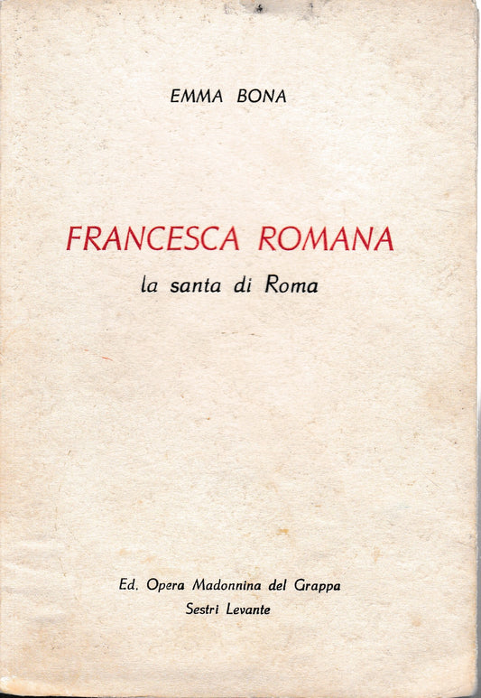 Francesca Romana, la santa di Roma - copertina