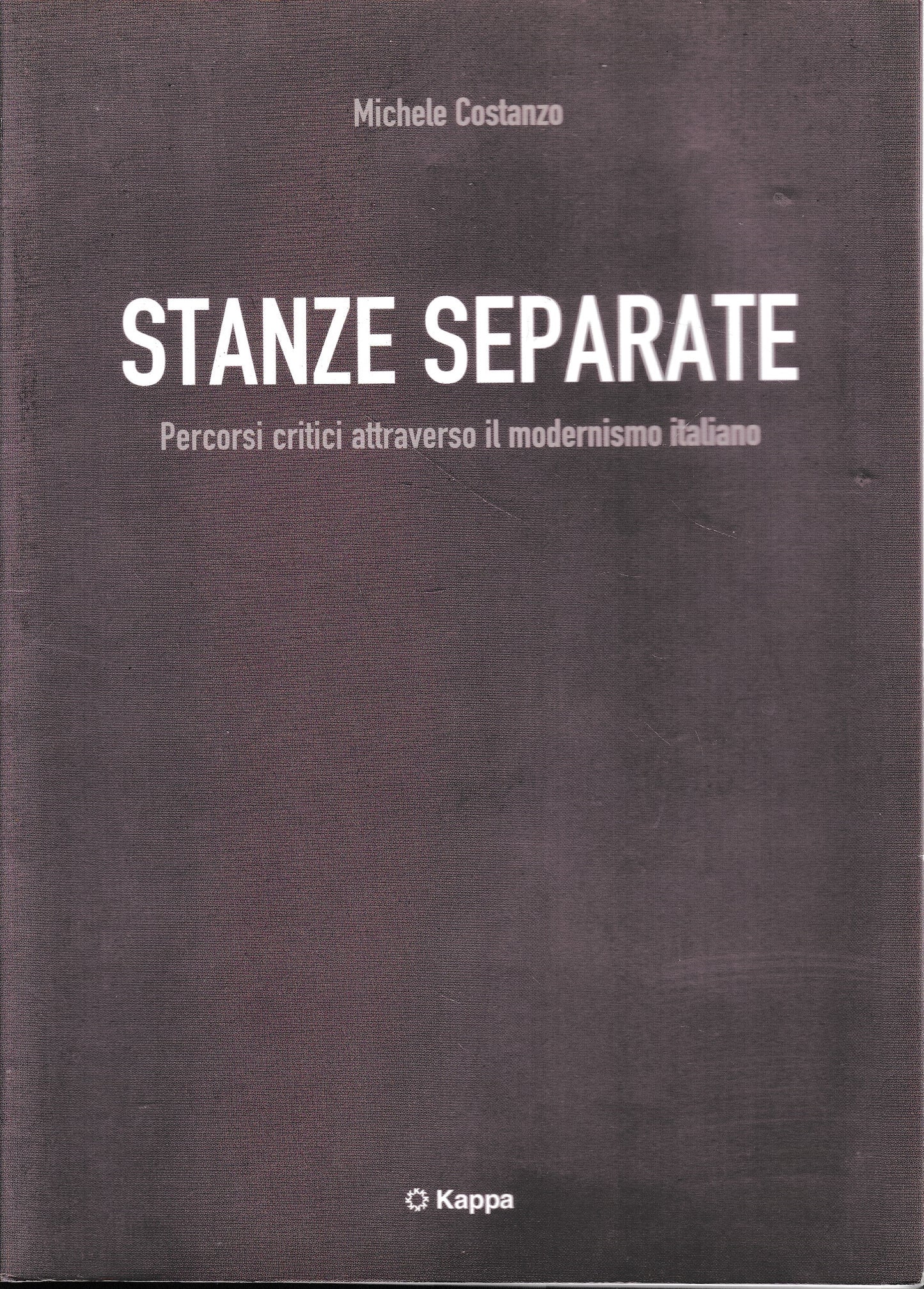 Stanze separate. Percorsi critici attraverso il modernismo italiano - copertina