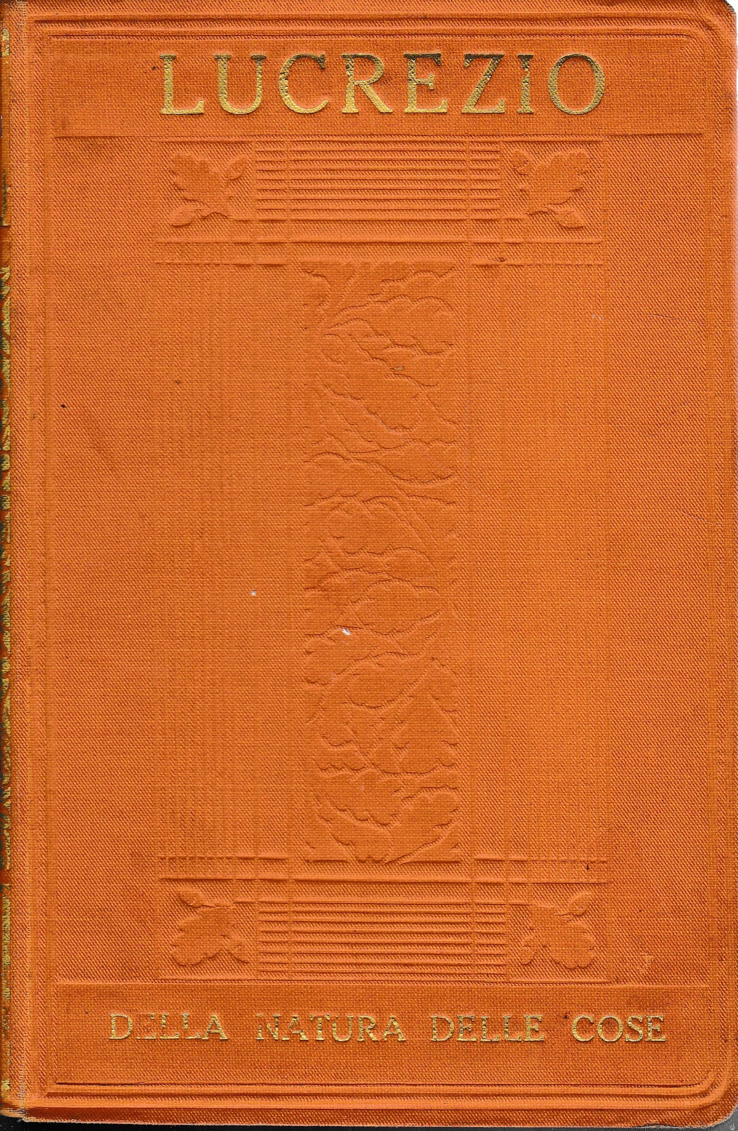 Della natura delle cose - copertina