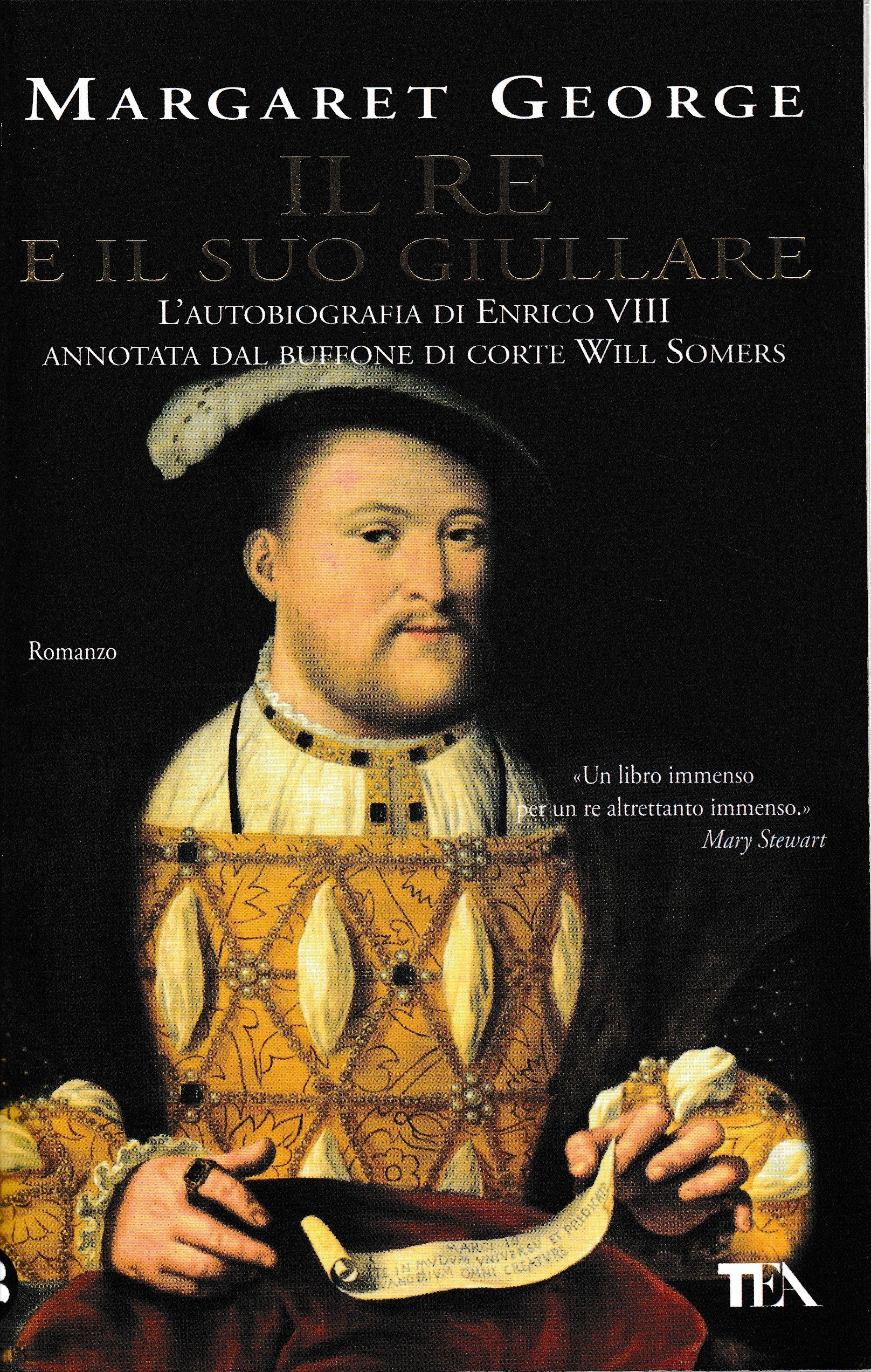 Il Re e il suo giullare. L'autobiografia di Enrico VIII annotata dal buffone di corte Will Somers - copertina